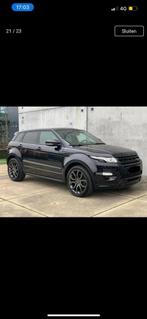 Land Rover Range Rover Evoque SD4 4WD AUT 2013 Zwart, Auto's, Automaat, 15 km/l, 1800 kg, 1650 kg