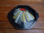 Art deco houten dienblad met bloem, Antiek en Kunst, Ophalen of Verzenden
