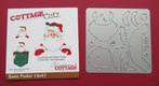 Cottage Cuts; Santa Peeker, Ophalen of Verzenden, Zo goed als nieuw, Kerst, Pons of Mal