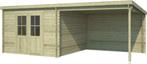 Showmodel blokhut Orlando, geïmpregneerd 581 x 292 + epdm, Ophalen, Info@outdoorlifegroup.nl, Overige typen, Zo goed als nieuw
