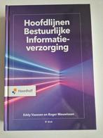 Hoofdlijnen Bestuurlijke Informatieverzorging, Boeken, Studieboeken en Cursussen, Ophalen of Verzenden, Zo goed als nieuw, HBO