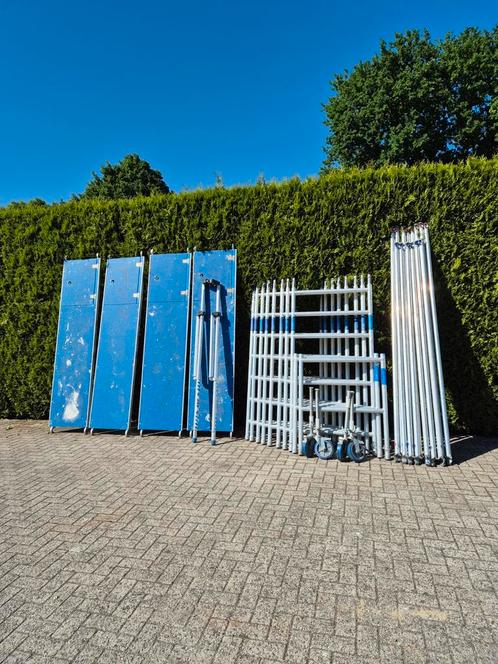 Aluminium rolsteiger asc 10.20 werkhoogte, Doe-het-zelf en Verbouw, Steigers, Zo goed als nieuw, Rolsteiger of Kamersteiger, 5 meter of hoger