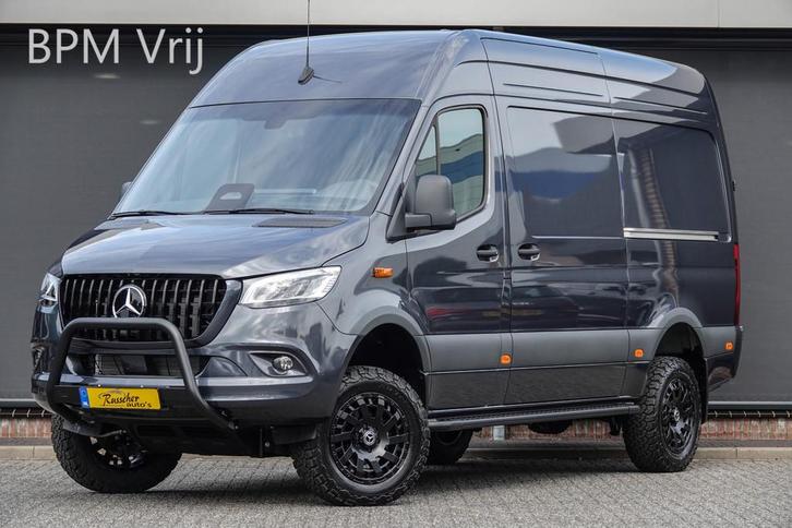 Mercedes-Benz Sprinter 4x4 319Cdi 190Pk 9G-tronic | L2H2 | 2, Auto's, Bestelauto's, Bedrijf, Te koop, 4x4, ABS, Achteruitrijcamera