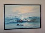 Schilderij oceaan golven, Ophalen