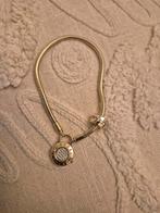 Goud op zilveren Pandora Armband met Gouden Details, Ophalen of Verzenden, Zo goed als nieuw, Met bedels of kralen, Goud