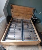2 persoonsbed met elektrische lattenbodems 160cm/200cm, Verstelbaar, Tweepersoons, Ophalen of Verzenden, Zo goed als nieuw