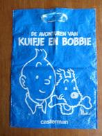 Plastic tas De avonturen van Kuifje en Bobbie Hergé Casterma, Verzamelen, Ophalen of Verzenden, Kuifje, Gebruikt, Gebruiksvoorwerp