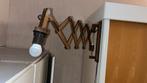 Vintage harmonica wandlamp, Ophalen of Verzenden, Gebruikt