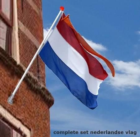 Te koop gevraagd: NL vlag met stok (en wimpel), Diversen, Vlaggen en Wimpels, Ophalen