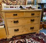 Antiek grenen ladekast, Huis en Inrichting, Kasten | Ladekasten, Zo goed als nieuw, 3 of 4 laden, Minder dan 100 cm, Grenenhout