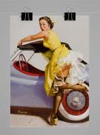 GIL ELVGREN Sexy Retro Fifties Pin up Auto Poster, Verzenden, Overige typen