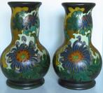 Twee grote plateel vazen - Amphora, Antiek en Kunst, Ophalen of Verzenden