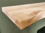 Wandplank - Massief eiken - Boomstam en recht - Vele afm., Huis en Inrichting, Woonaccessoires | Wandplanken en Boekenplanken