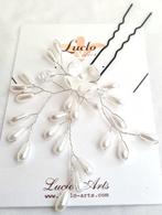 Luclo Arts Winter Bride Haarpin #3 - One Of A Kind, Luclo Arts, Wit, Nieuw, Ophalen of Verzenden