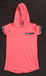 neon roze t- shirt maat 134/140, Jongen, Ophalen of Verzenden, Zo goed als nieuw, Shirt of Longsleeve