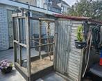 Volière / vogelhok, Dieren en Toebehoren, Vogels | Hokken en Kooien, Ophalen, Gebruikt, Hout, Volière
