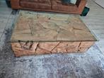 Salontafel teak, Ophalen, Gebruikt, 100 tot 150 cm, 50 tot 100 cm