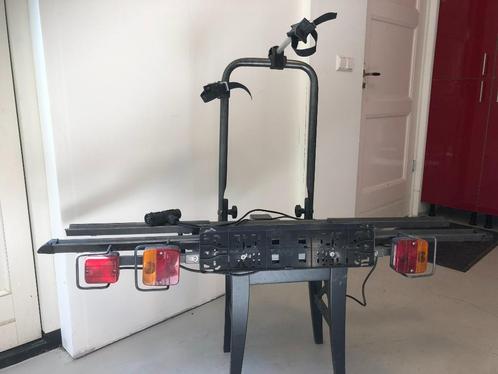 Fietsendrager met kantelmechanisme voor 2 fietsen, Auto diversen, Fietsendragers, Gebruikt, Trekhaakdrager, 2 fietsen, Elektrische fiets