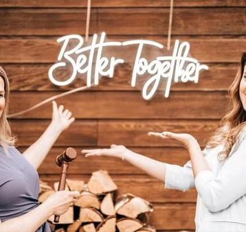 Better together neon sign, bruiloft decoratie versiering beschikbaar voor biedingen