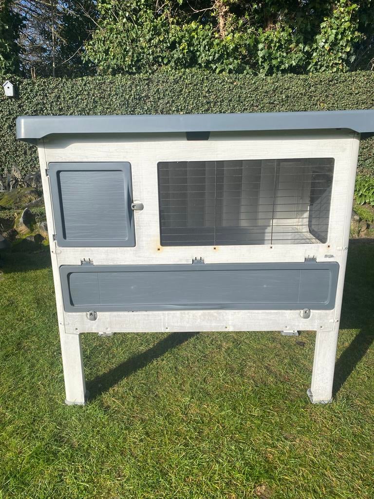 Ferplast konijnenhok, Dieren en Toebehoren, Knaagdieren en Konijnen | Hokken en Kooien, Gebruikt, Hok, 90 cm of meer, 110 cm of meer