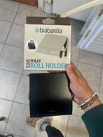Brabantia toiletrolhouders mat zwart 2x, Huis en Inrichting, Ophalen, Nieuw, Zwart, Overige typen