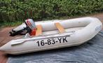 Rubberboot Aqua Top SD365 met 5 PK Mariner buitenboordmotor, Airdeck, Gebruikt, Benzine, Minder dan 70 pk