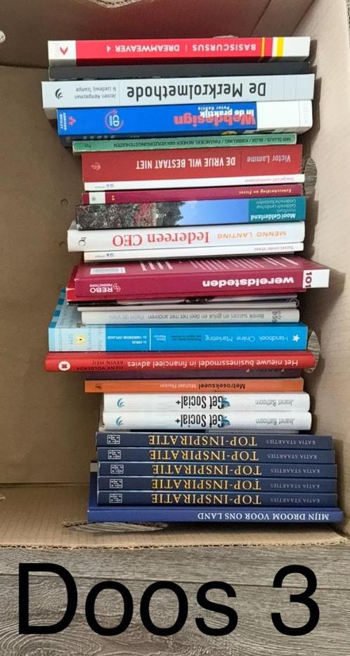 Partij Boeken Doos 3 - Management, ICT, Inspiratie & Meer!, Boeken, Partijen en Verzamelingen, Gelezen, Verschillende onderwerpen
