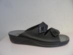 Rohde zwarte slippers maat 43, Slippers, Mail@rohde-shoes.com, Zwart, Nieuw