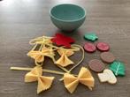 Houten kom pasta met ingrediënten, Ophalen of Verzenden, Zo goed als nieuw, Overige typen