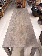 Brocante zeer zware massieve tuintafel eettafel 100x300 cm, Huis en Inrichting, Tafels | Eettafels, Ophalen, X, 200 cm of meer