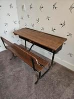 Ouderwets schoolbankje, Ophalen, Gebruikt, 50 tot 100 cm, 25 tot 50 cm