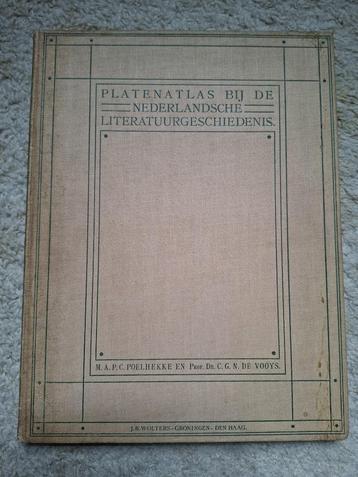 Atlas: platen Nederlandsche literatuurgeschiedenis 1923 beschikbaar voor biedingen