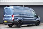 Ford Transit L2H2 | 165Pk A8 Aut. | Raptor Edition | 2x Schu, Auto's, Bestelauto's, 12 maanden, Stof, Zwart, 4 cilinders