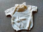 vintage 80s truitje ronde kraag babytruitje gebreid 74-80, 80s vintage, Truitje of Vestje, Ophalen of Verzenden, Zo goed als nieuw