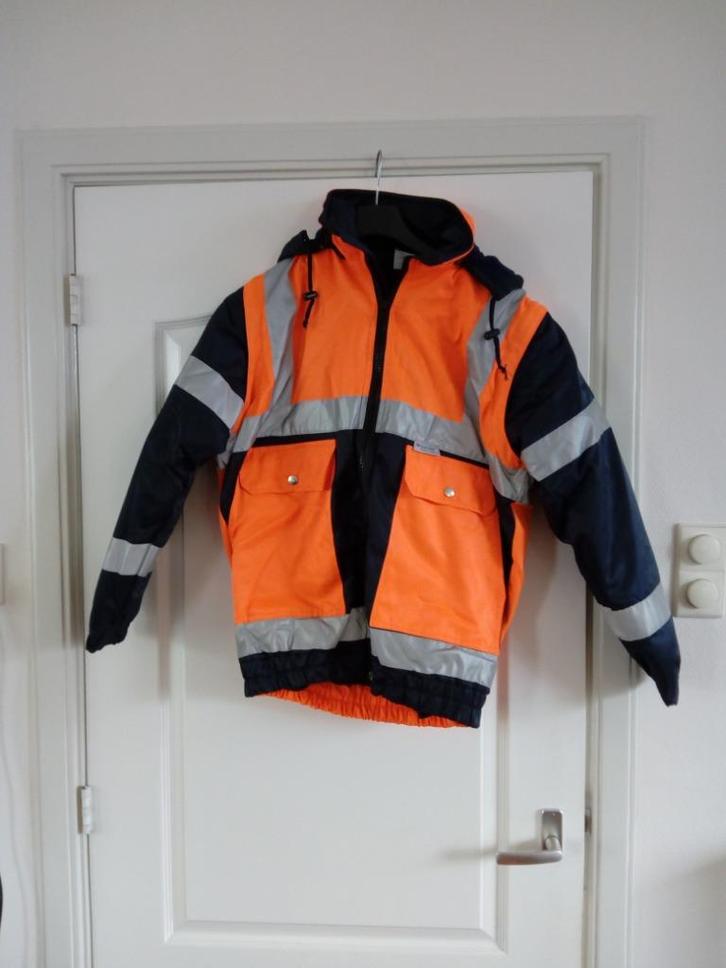 NIEUWE maat XXXL Doorwerkjas/ signaal kleding/fluorescerende, Tuin en Terras, Werkkleding, Nieuw, Dames, Heren, Kinderen, Jas