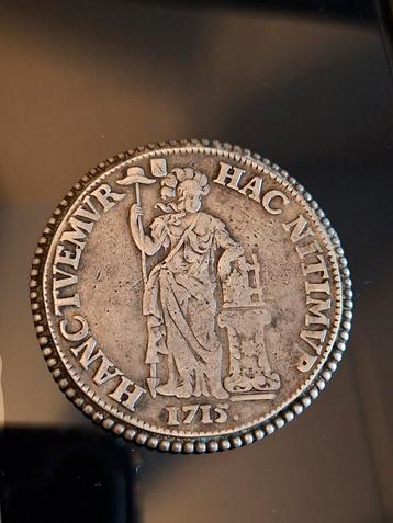 3 Gulden 1715 Utrecht - Parelrand beschikbaar voor biedingen