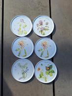 6 Marjolein Bastin Onderzetters wildflowers collection, Overige materialen, Schaal, Rond, Ophalen of Verzenden