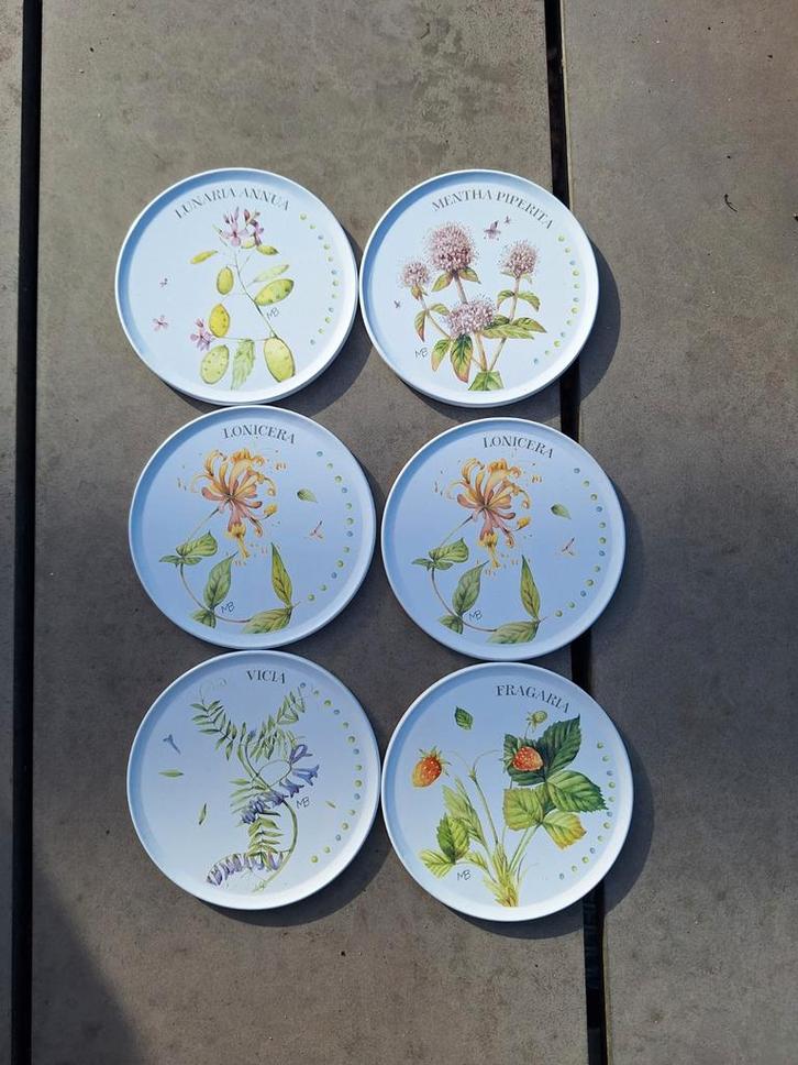 6 Marjolein Bastin Onderzetters wildflowers collection, Huis en Inrichting, Woonaccessoires | Schalen en Manden, Zo goed als nieuw