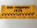 Sticker Auto Rallycross 1976 Axel, Verzenden, Zo goed als nieuw, Sport