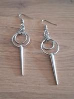 Gothic Spike oorbellen. Nieuw, Ophalen of Verzenden, Nieuw, Zilver, Overige materialen