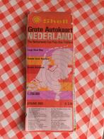 Grote autokaart Shell 1983, Boeken, Atlassen en Landkaarten, Gelezen, Ophalen of Verzenden