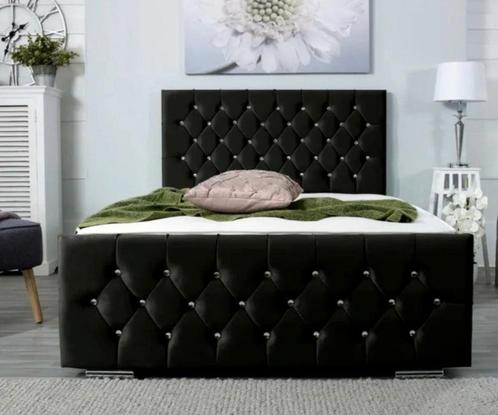 Luxe Panel Line bed met matras te koop  Verkrijgbaar in alle, Huis en Inrichting, Slaapkamer | Beddengoed, Nieuw, Verzenden