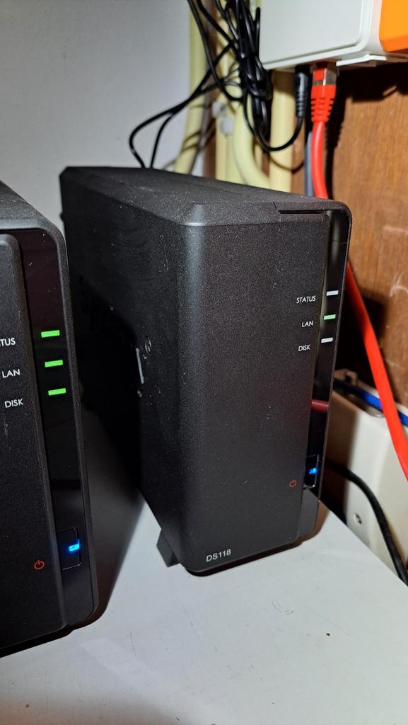 Synology DS118 NAS met 2Tb WesternDigital Red, Computers en Software, NAS, Gebruikt, Ophalen of Verzenden