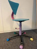 Vintage Memphis Milano Bureaustoel - Een Eyecatcher!, Huis en Inrichting, Ophalen of Verzenden, Gebruikt, Overige kleuren, Bureaustoel