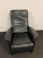 Lederen fauteuil, Huis en Inrichting, Fauteuils, Gebruikt, Minder dan 75 cm, Leer, Ophalen of Verzenden