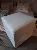 Ikea Bosnas, mand, poef, ecru stof 2x, Ophalen, Overige materialen, Gebruikt, Mand