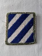 U.S. WW2 3th Infantry division Patch., Embleem of Badge, Amerika, Ophalen of Verzenden, Landmacht