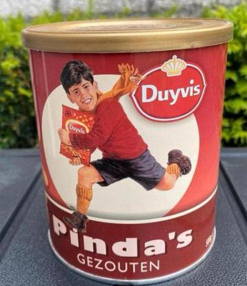 Blik van Duyvis (rood) Pinda’s gezouten. beschikbaar voor biedingen