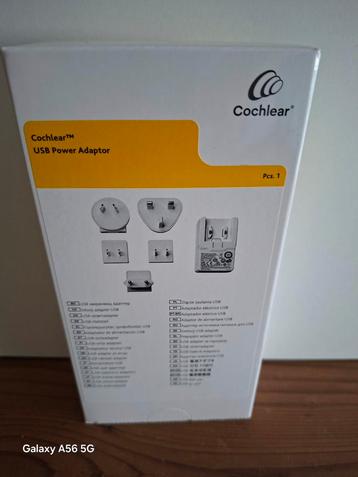 Cochlear USB Power Adapter - Nieuw! beschikbaar voor biedingen