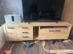 Van Bommel Eiken TV-kast, 150 tot 200 cm, Eikenhout, Ophalen of Verzenden, Zo goed als nieuw